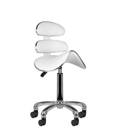 Roll speed am-880 cosmetic stool white