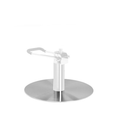 Round inox l010 base for the barber chair
