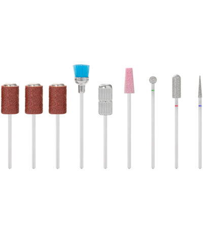 SET OF NAIL DRILL BITS MIX 12 PCS.