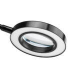 SNAKE RING LED LAMP LAMP ON A DESK BLACK 1