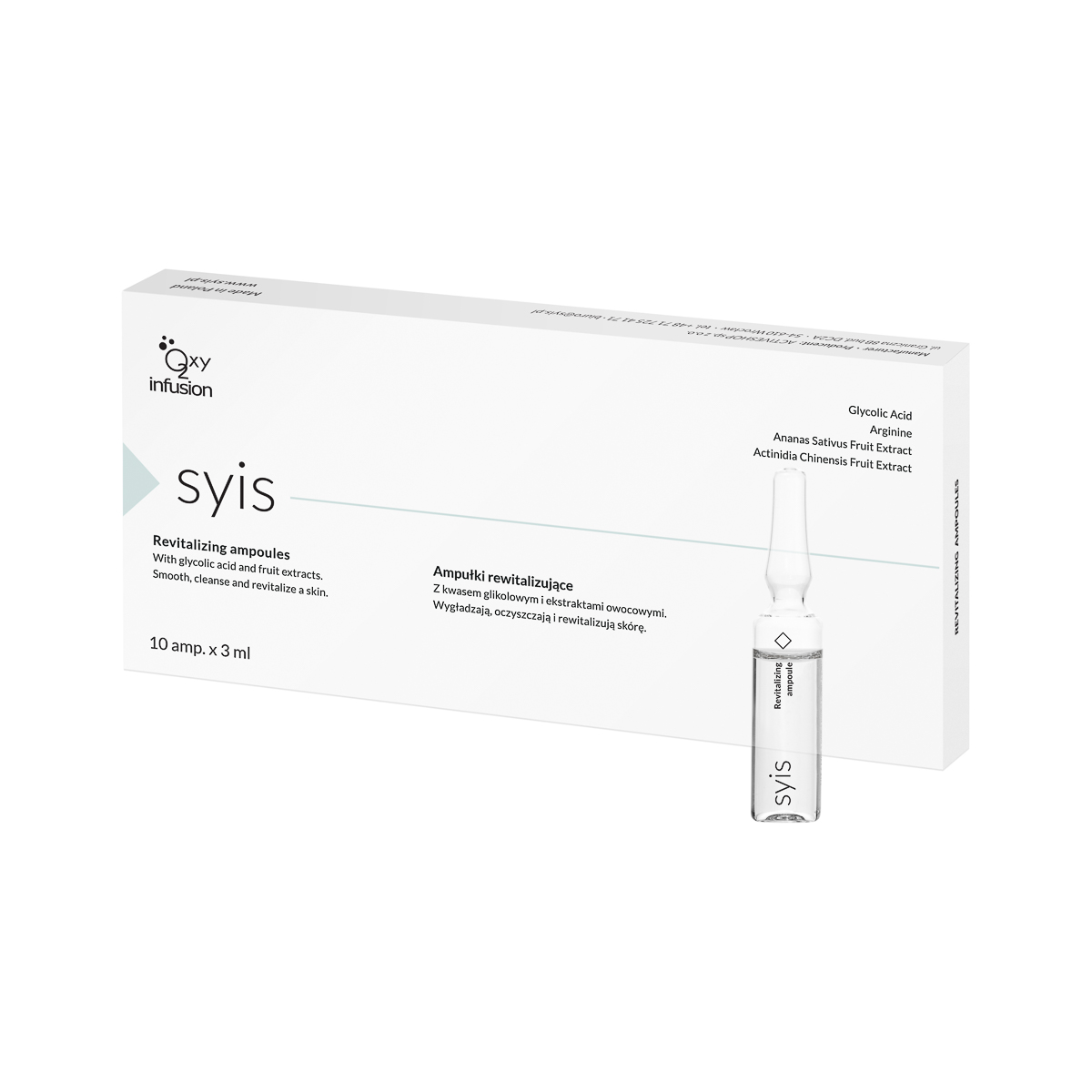 SYIS REVITALIZING AMPOULES 10X3 ML SYIS REVITALIZING AMPOULES 10X3 ML