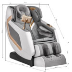 Sakura Classic 306 massage chair white gray - Image 16
