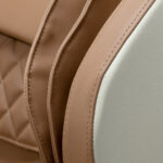Sakura Luxury 808 massage chair white and beige - Image 16