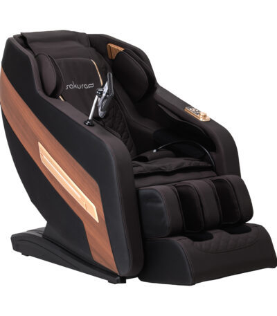Sakura massage chair 306A wooden leather