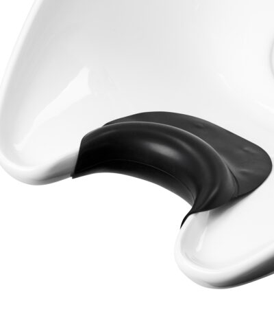 Silicone cover with suction cup for hairdressing wash units