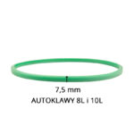 Silicone gasket for autoclaves wax 10l and 12l green 7.5mm - Image 2