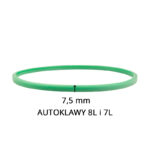 Silicone gasket for autoclaves wax 7l and 8l green 7.5 mm - Image 2