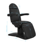 Sillon Eclipse electric cosmetic chair 3 actuators black - Image 10