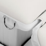 Sillon Eclipse electric cosmetic chair 3 actuators white - Image 8