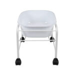 Simple pedicure tray with white wheels - Image 2