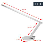 Slim LED aluminum desk lamp 1
