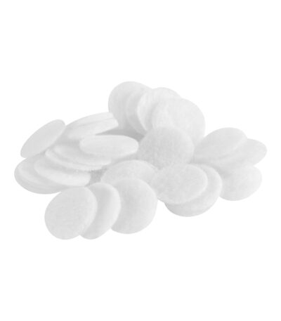 Small cotton microdermabrasion filters