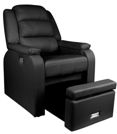Spa chair for pedicure hilton black