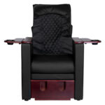 Spa chair for pedicure with back massage azzurro 101 black - Image 12