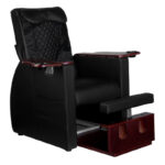 Spa chair for pedicure with back massage azzurro 101 black 1