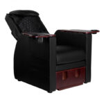 Spa chair for pedicure with back massage azzurro 101 black 4