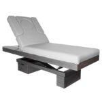 Spa cosmetic bed azzurro wood 815b heated light gray