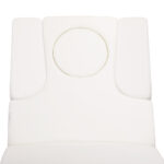 Spa cosmetic couch azzurro 815b in shiny white 4