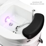 Spa pedicure chair as-122 white with massage function - Image 8