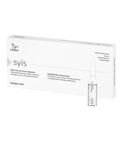 Syis ampoules with snail slime helix extract serum 10x3ml