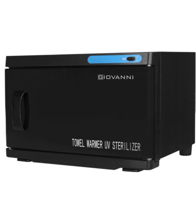 Towel warmer with uv-c 16l black sterilizer
