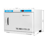 Towel warmer with uv-c 16l sterilizer white - Image 4