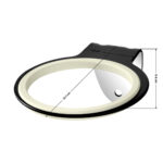 Wall holder for hair dryer Q96 black 2