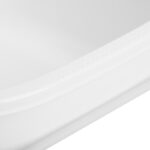 White pedicure tray Simple 2