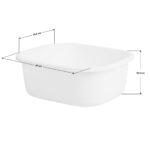 White pedicure tray on wheels 3