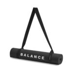 YOGA MAT BALANCE PVC BLACK - Image 2