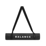YOGA MAT BALANCE PVC BLACK 1